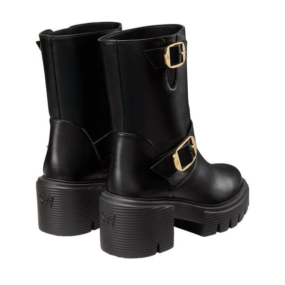 NEW STUART WEITZMAN soho moto bootie in black - Picture 2 of 2